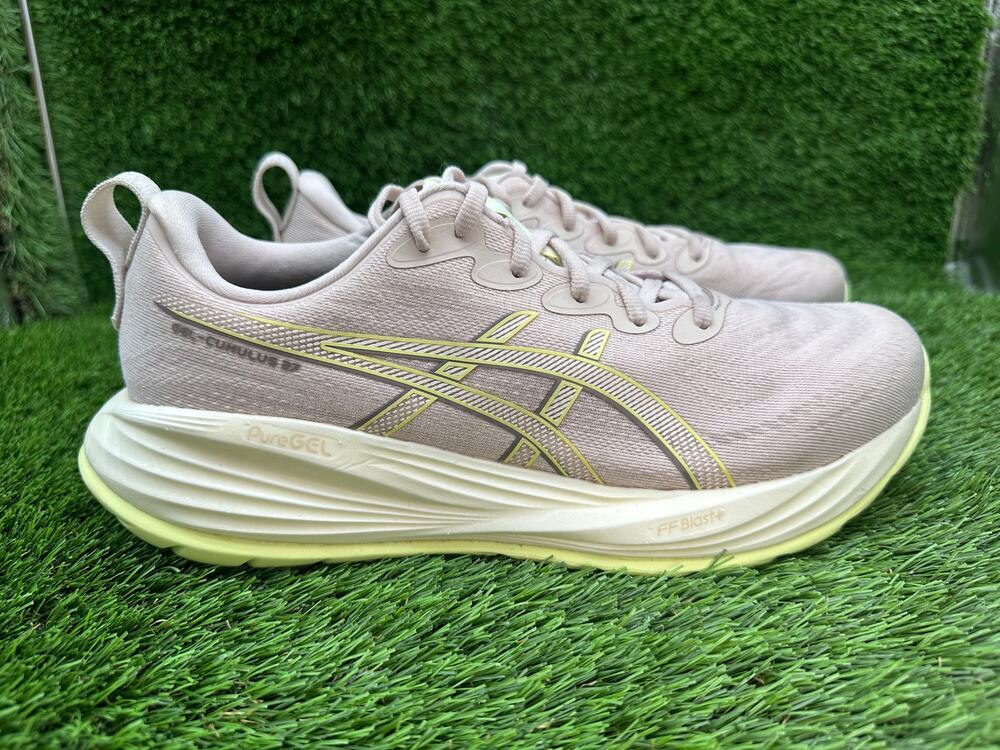 Asics Gel-Cumulus 27 1012B772 Athletic Sneaker Women's 11.5 Beige Mesh Training